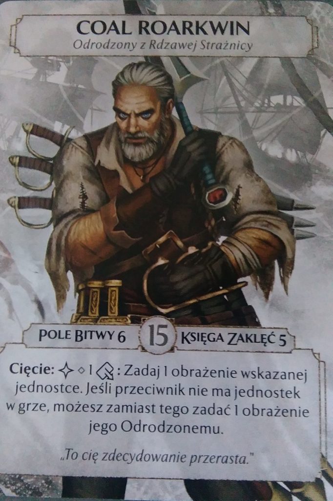 Odrodzony z Żelaznej Strażnicy czyli Coal Roakwin. Pierwsze co się rzuca w oczy to bardzo mała liczba punktów życia.