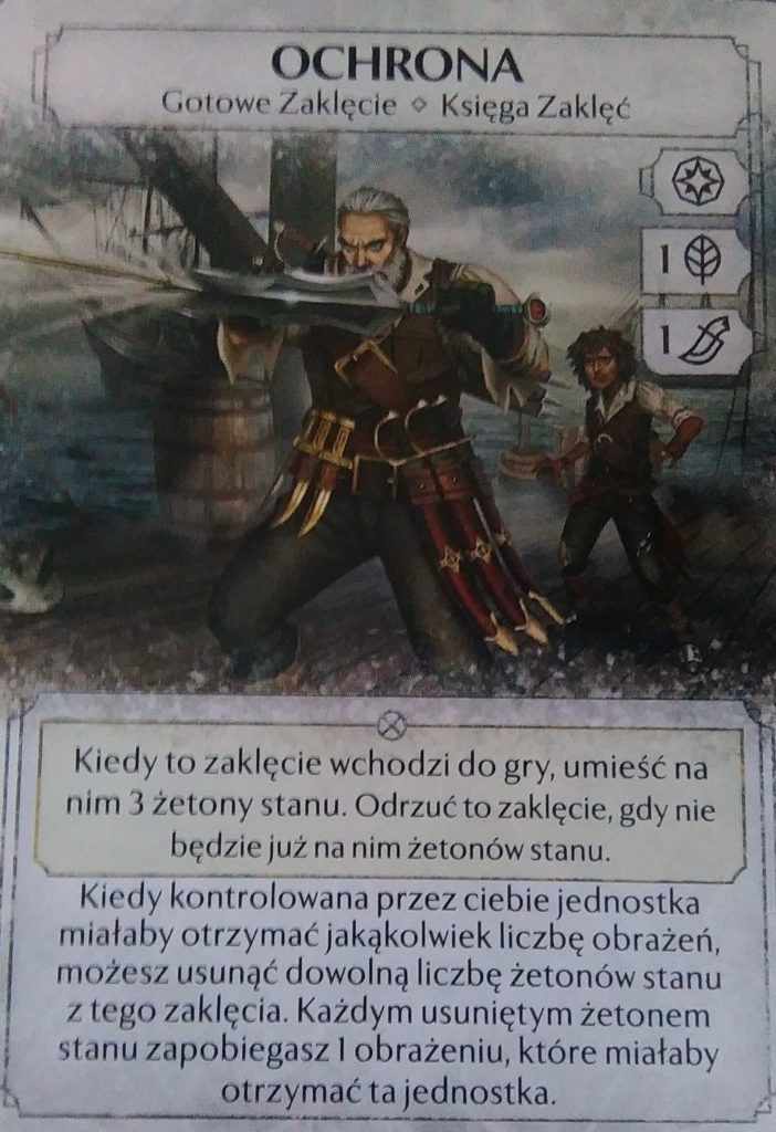 Ochrona - bardzo przydatny do osłaniania naczych jednostek, z uwagi na fakt że często mają zerową lub niską regenerację.
