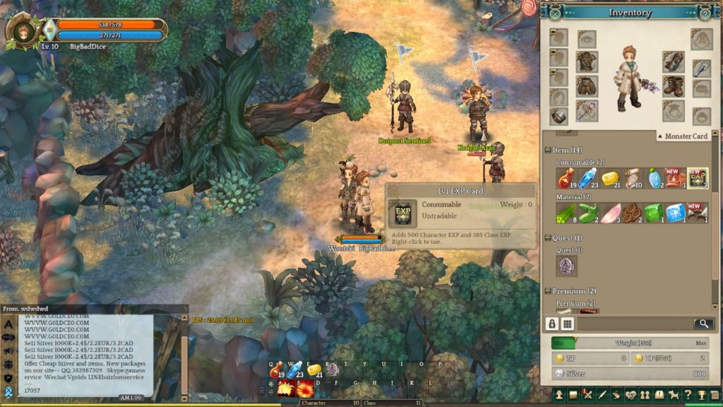 Tree of Savior - Zwoje doświadczenia
