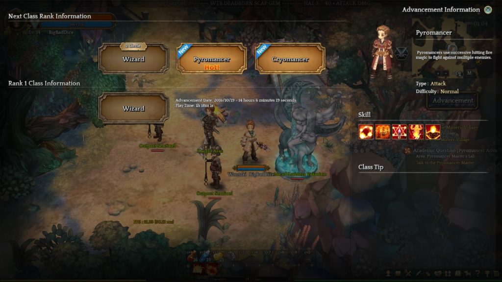 Tree of Savior - Klasy postępowe