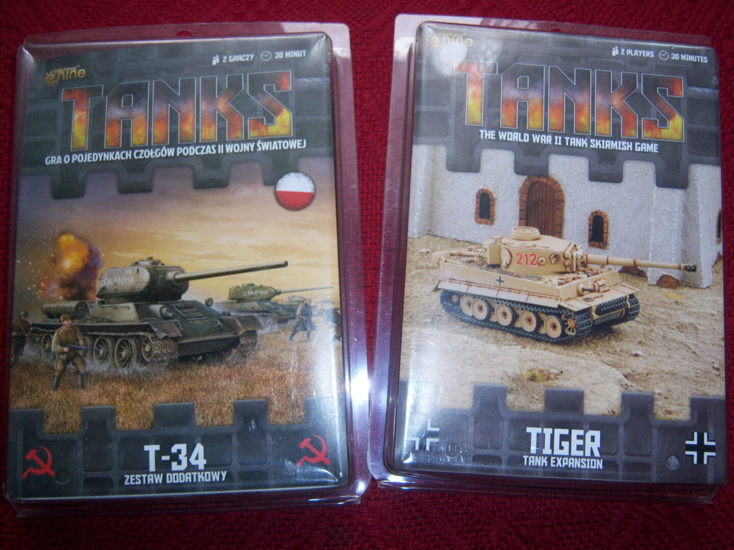 Opakowanie Tygrysa i T-34