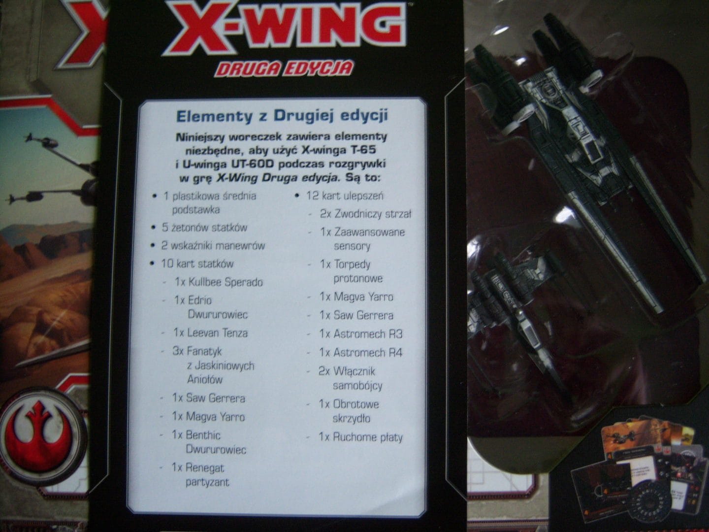 Lista elementów dla Drugiej Edycji.