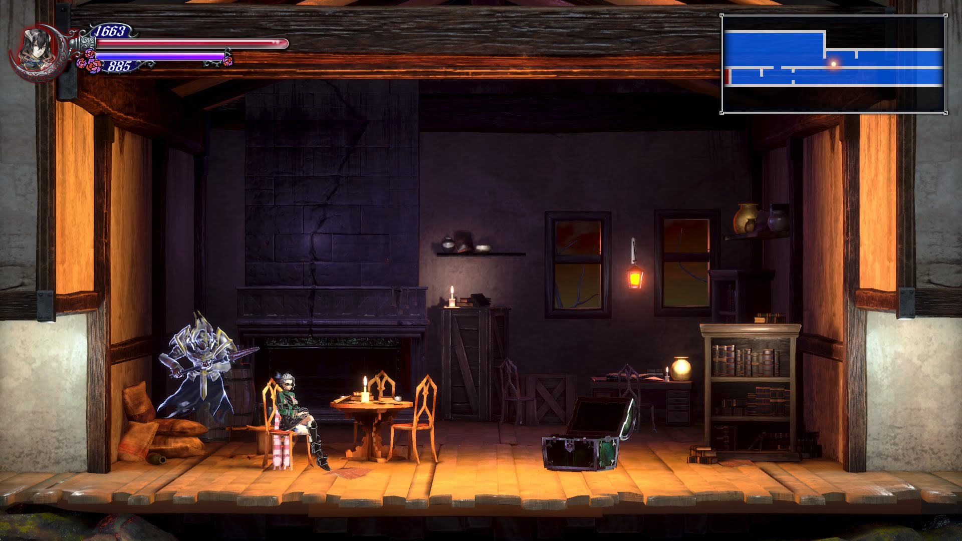Bloodstained Ritual of the Night Czasem warto na chwilę przysiąść i odpocząć.
