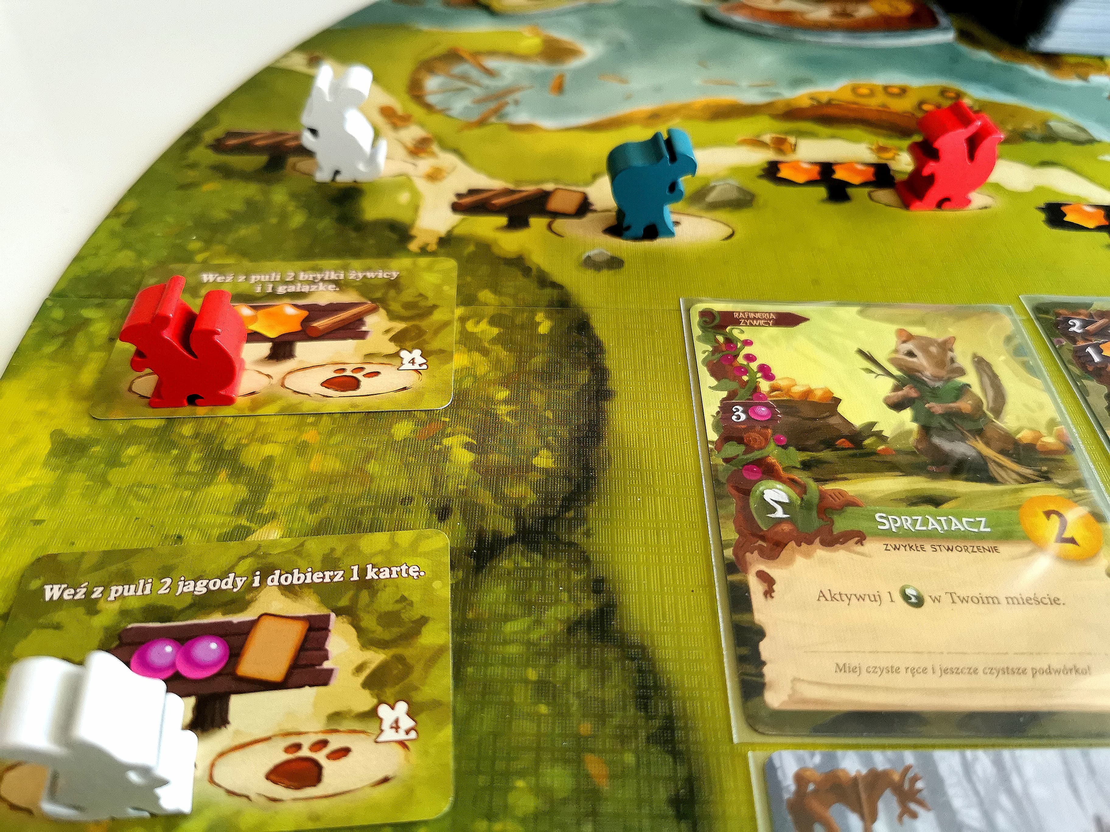 Everdell Recenzja plansza postaci