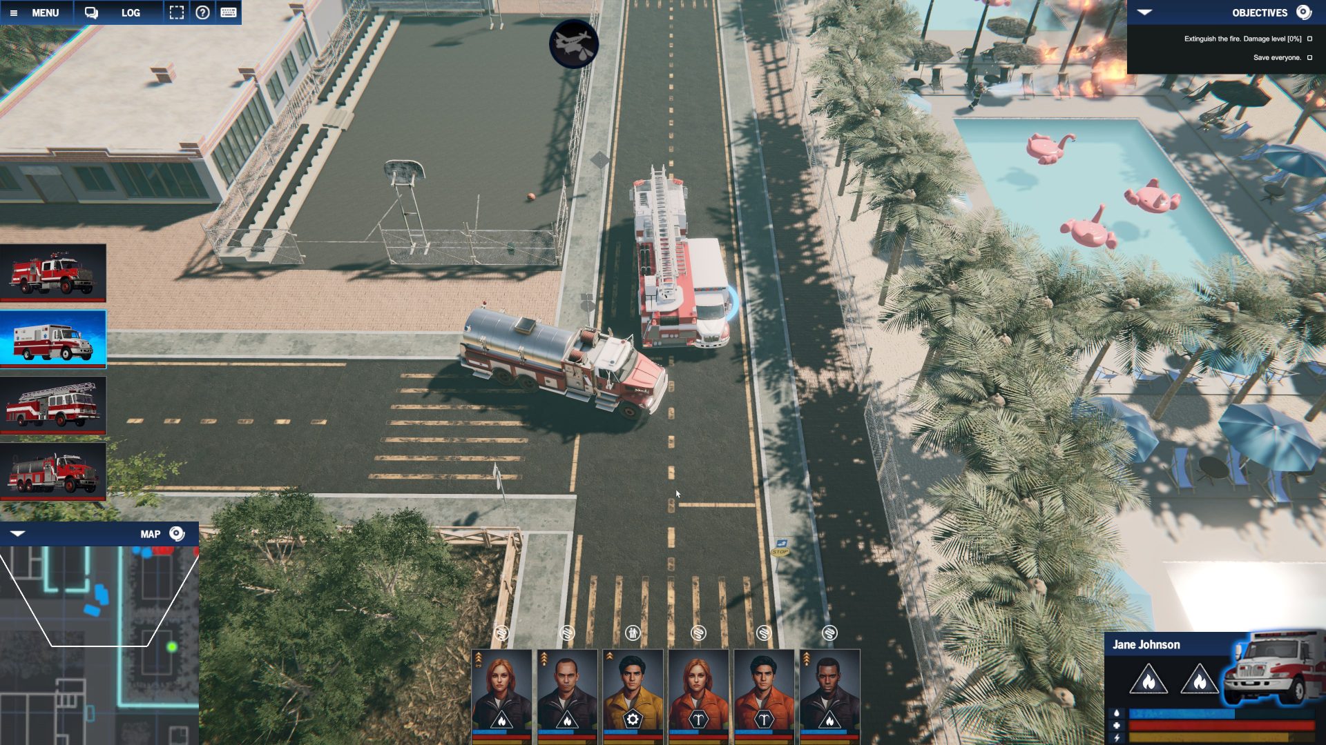 Fire commander pojazdy