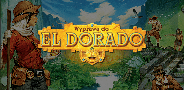 Wyprawa do El Dorado - front, gra planszowa