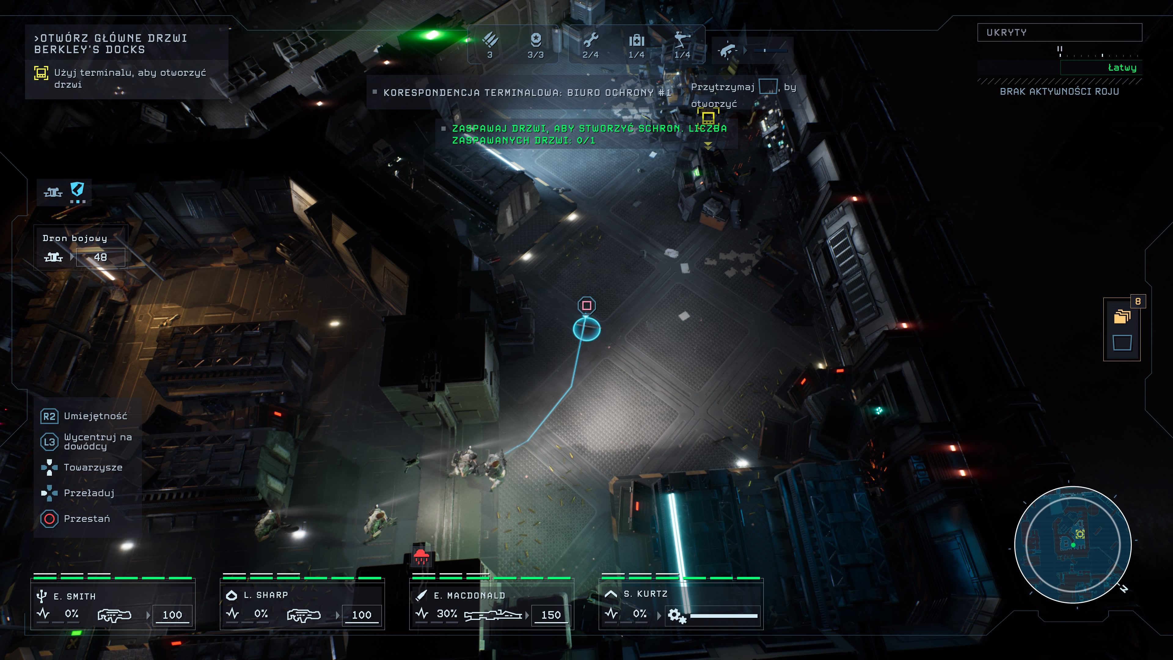 Aliens Dark Descent poradnik walka i taktyka