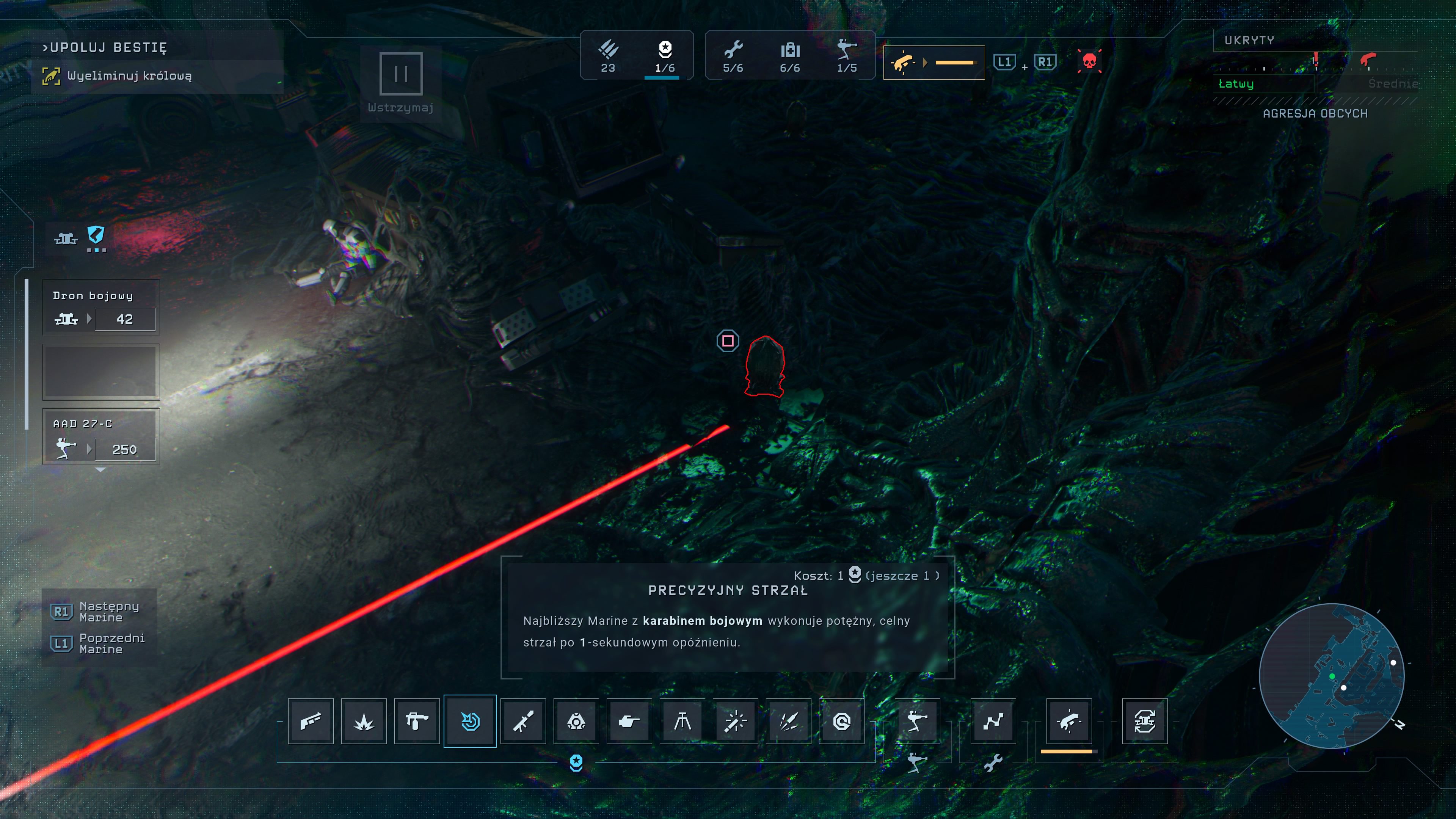 Aliens: Dark Descent recenzja snajper